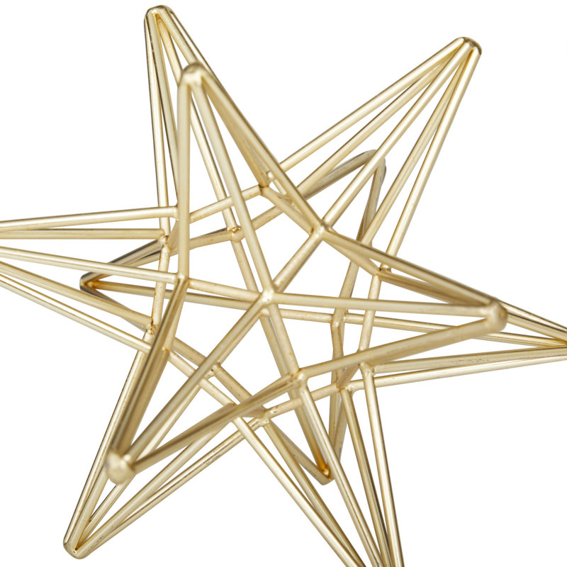 3 Piece Sculpture Set, Gold