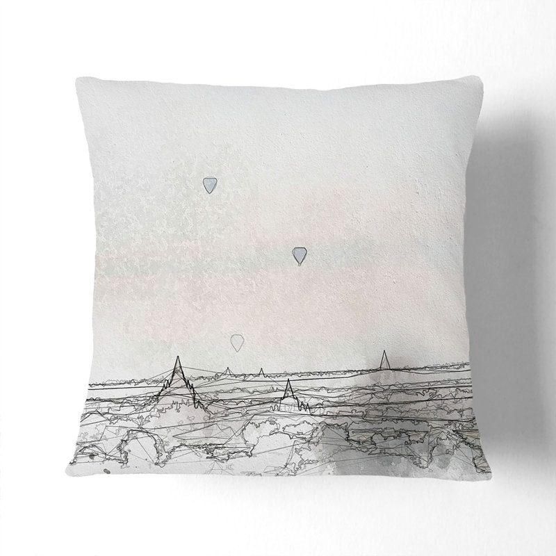 Square Throw Cushion, 40cm H x 40cm W x 15cm D