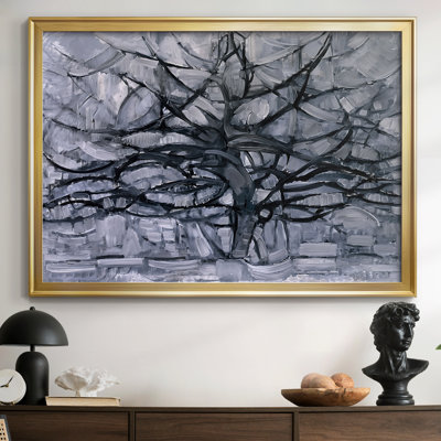 L'arbre gris - Piet Mondrian - Toile tendue avec châssis encadré - 1911