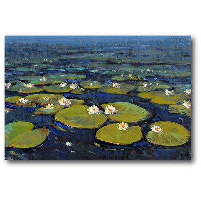 « lily pad ii », reproduction d’art sur toile