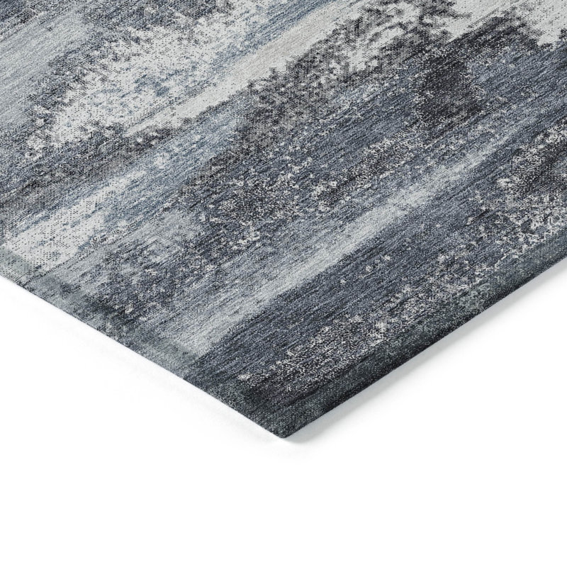 Tapis rectangulaire Aleighna avec envers antidérapant, Rectangle 1 pi 8 po x 2 pi 6 po