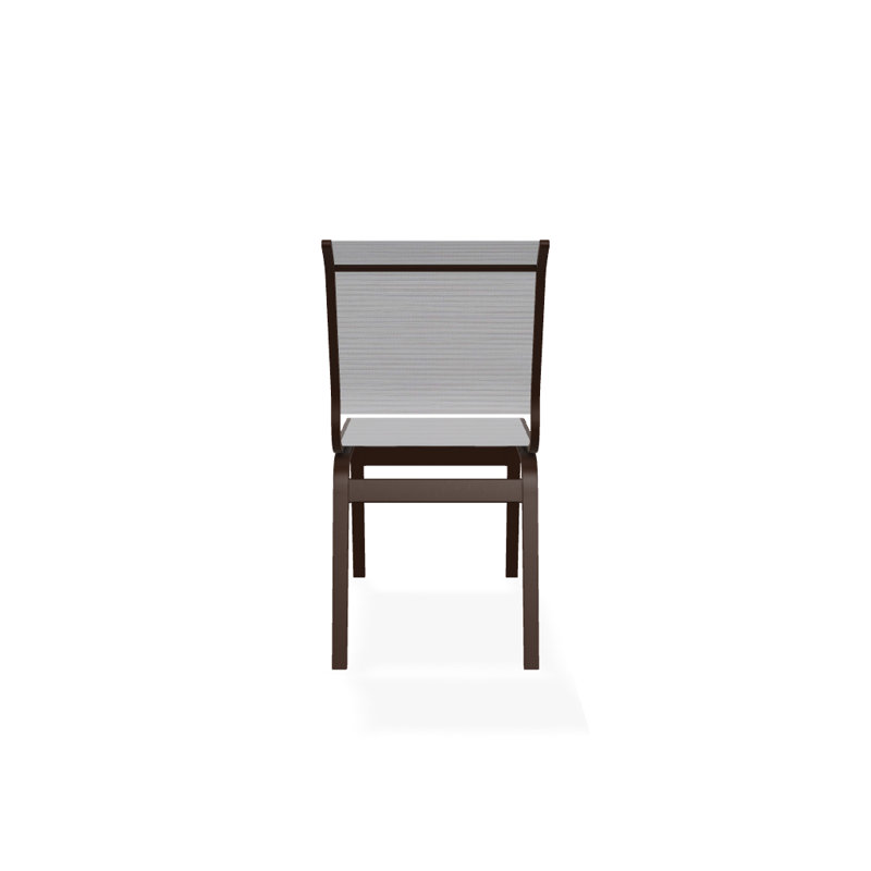 Chaise d'appoint de salle à manger Hiraku, Kona texturé, Abalone