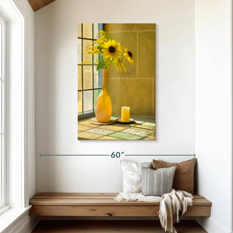 Harnek Sunflower Window, 45" H x 30" W