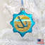 2'' Handmade Glass Holiday Shaped Ornament