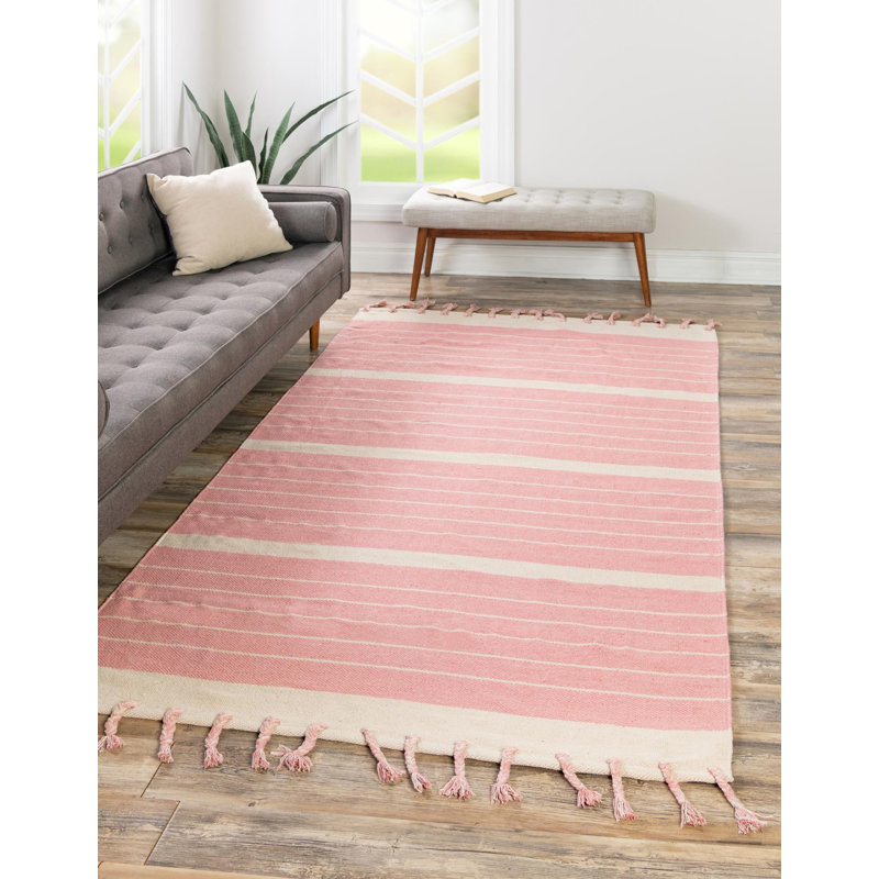 Tapis en coton Yellville, Rectangle 5 pi 1 po x 8 pi