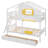 Vandenbosch Twin over Twin House Bunk Bed with Drawers by Harper Orchard-1732534046