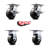 4 Piece Phenolic Caster Set