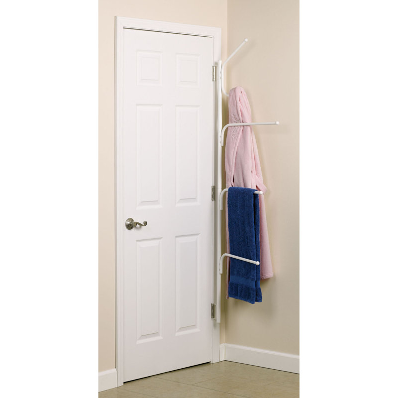 Porte-serviettes Hinge-It Clutterbuster Valet, Blanc
