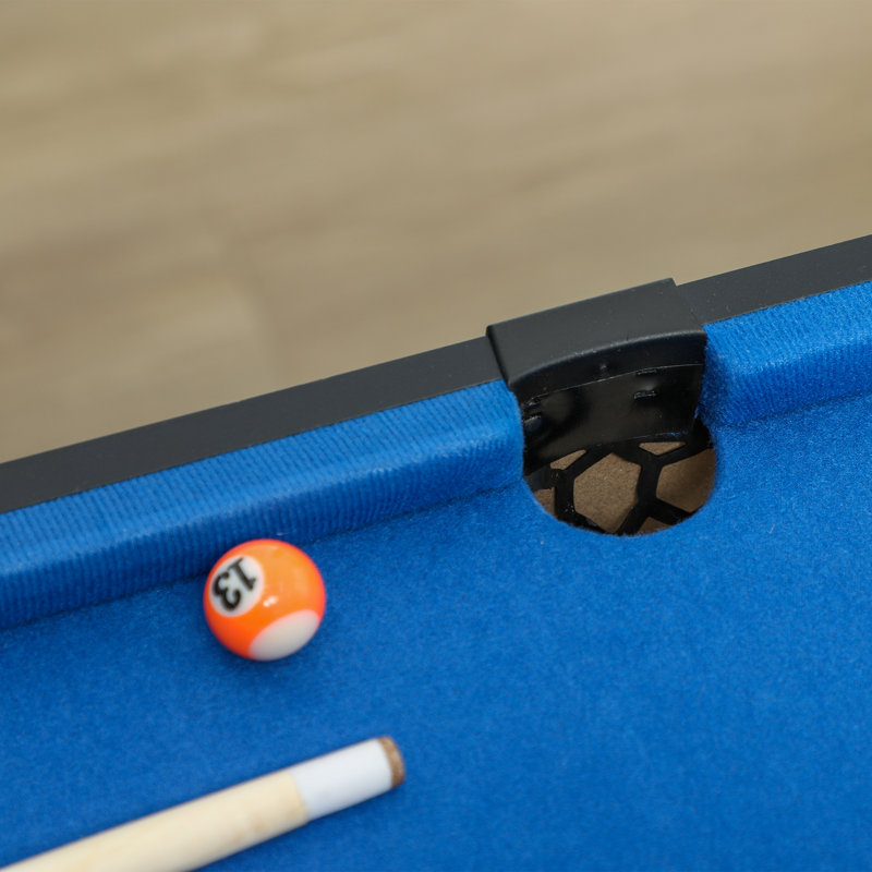 SPORTNOW 5-in-1 Multi Games Table Mini Pool Tennis Hockey Table Blue