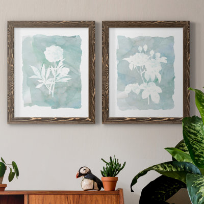 Silhouette Botanical I - Ensemble de 2 reproductions d'art