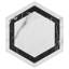 BioTech 11" x 13" Porcelain Marble Look Wall & Floor Tile-1233361473