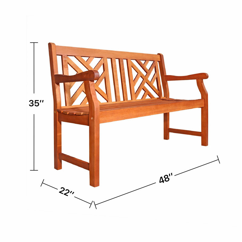 Banc de jardin en bois