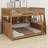 Space-Saving Bunk Bed Featuring Color-Changing Lights, Integrated Shelving & Pegboard-1587424713