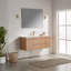 Meuble-lavabo mural simple 48 po avec lavabo en céramique