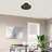 Albrechtice 3 Light Black Large Semi-flush