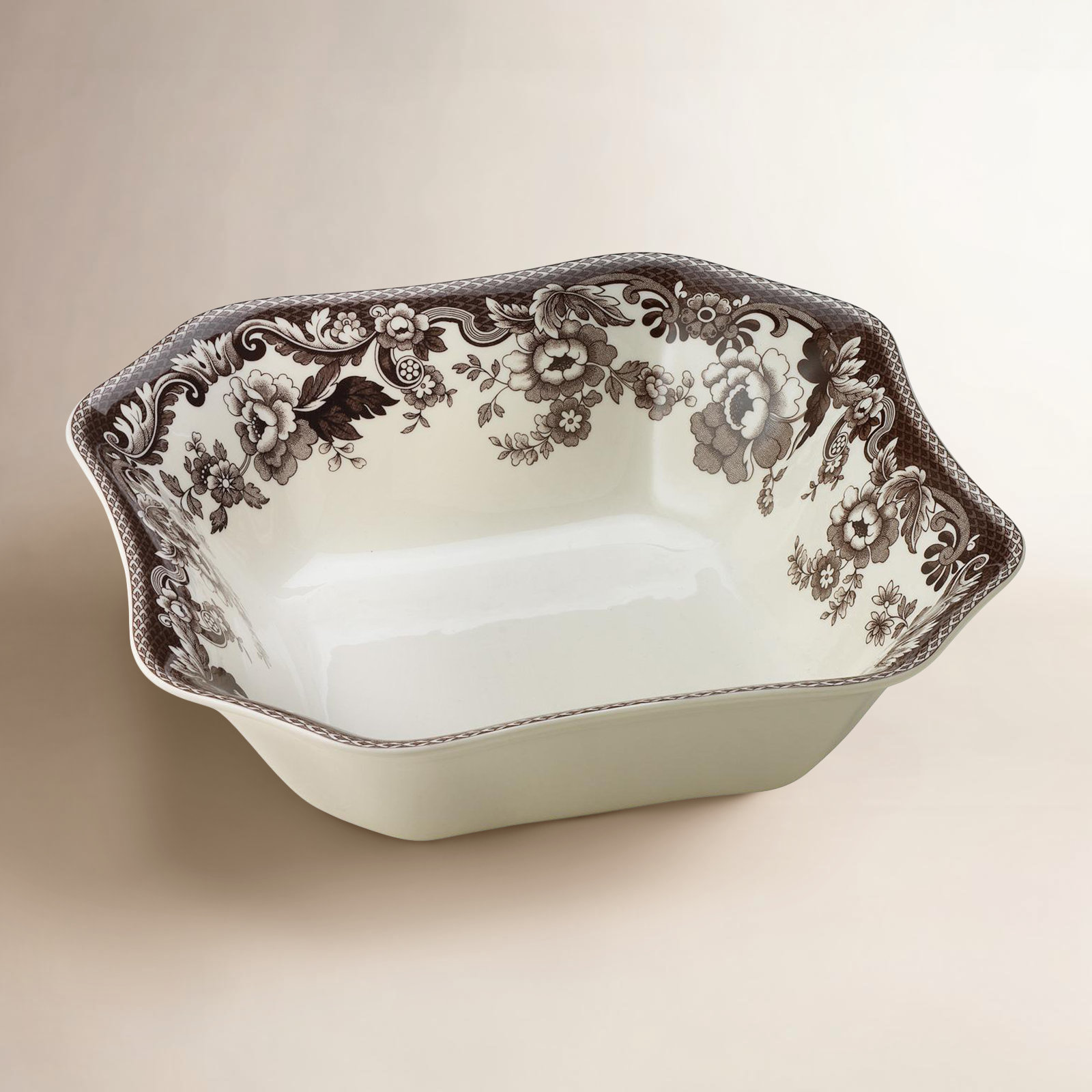 Delamere Square Porcelain Serving Bowl