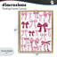 Cadre flottant rose et rouge Bows All Over, design par Marcus Prime-443001725-443001727