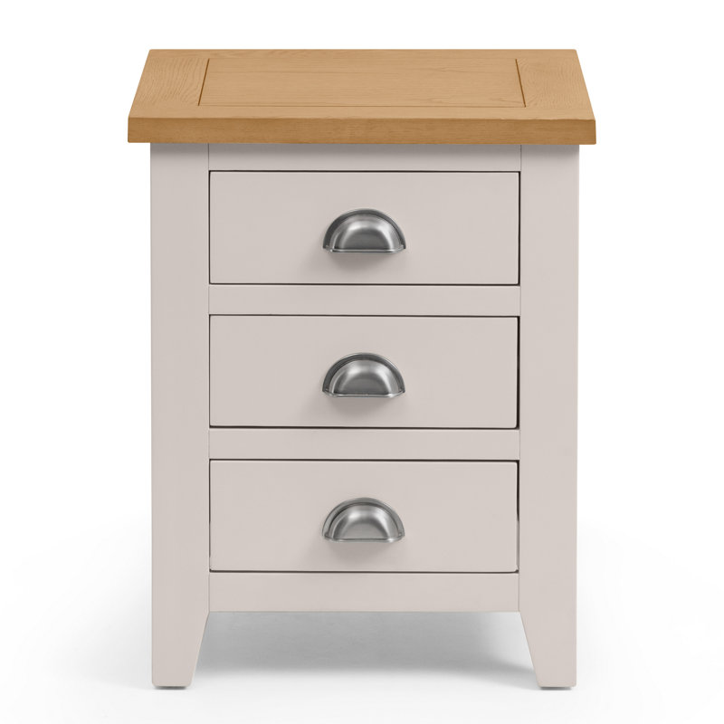 Port Mahon 48cm W Solid Wood Bedside Table