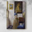 «A Lady Debout at a Virginal», galerie tendue sur toile par Johannes Vermeer-1821451334