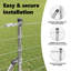 Vidaxl Field Fence Galvanised Steel-114858373