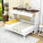Twin Murphy Bed with Storage Shelves