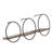 Metal and Wood Wall Shelf Set - Modern Circular Floating Storage for Decorative Display, Durable and Stylish - Set of 3-1577832337