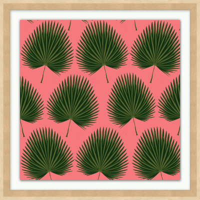Palm Springs Pattern 1 Framed Graphic Art