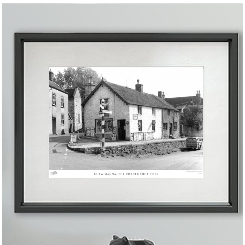 Chew Magna, The Corner Shop C1965 - Single Picture Frame Print, 45cm H X 60cm W x 2cm D