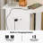 Makarama Corner Makeup Vanity with LED Lights & Charging Station Including Mirror & Stool-638941430