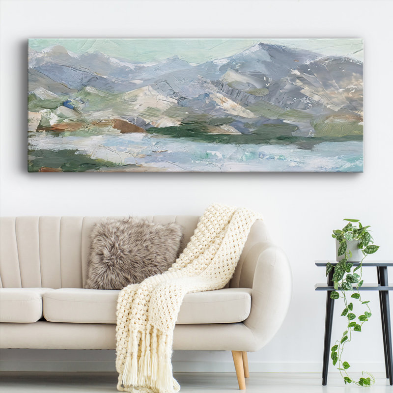 " Pastel Mountain View I ", 24" H x 60" W x 1.5" D