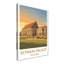 Eltham Palace, England - Romantic Travel Poster Of Tudor Great Hall And Art Deco Home. Giclee Print On Wrapped Canvas. Wall Art, Home Decor - Castles & Palaces, England - Wrapped Canvas Print-345200414