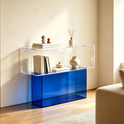 Console en acrylique multicouche