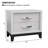Modern 23" 2-Drawer Solid Wood Nightstand-1332668484