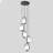 Jurrina 5 - Light Matte Black Cluster Pendant