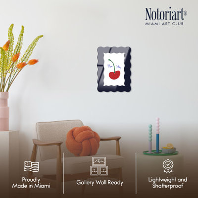 Mon Cheri Acrylic Wall Frame by NOTORIART
