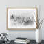 The Misty Forest - Picture Frame Graphic Art-62805341-62805347