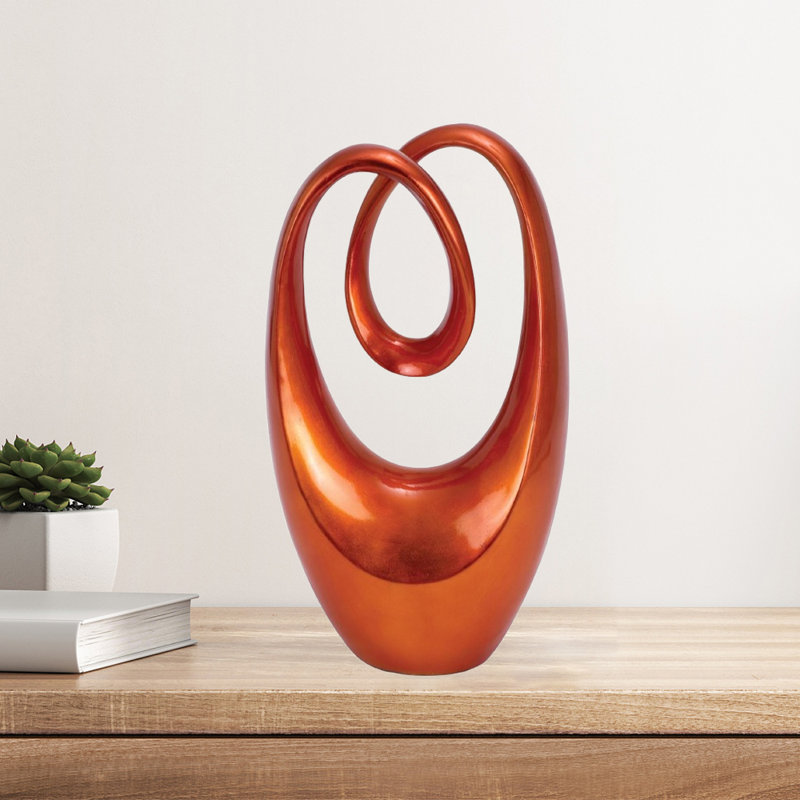 Sculpture moderne abstraite décorative (1pc) - Pièce d'art minimaliste pour chambre à coucher, bureau ou bureau