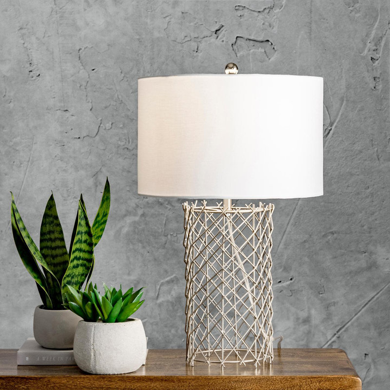 Lampe de table 23 "argentée