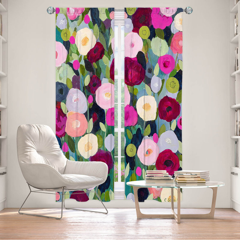 Room Darkening Curtain Pair, 20" W x 61" L