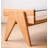 Solid cherry wood coffee table