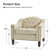 Delmond Traditional Button-Tufted Armchair with Solid Wood Legs