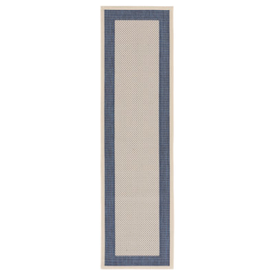 Tirrelle Beige/Navy Indoor/Outdoor Area Rug