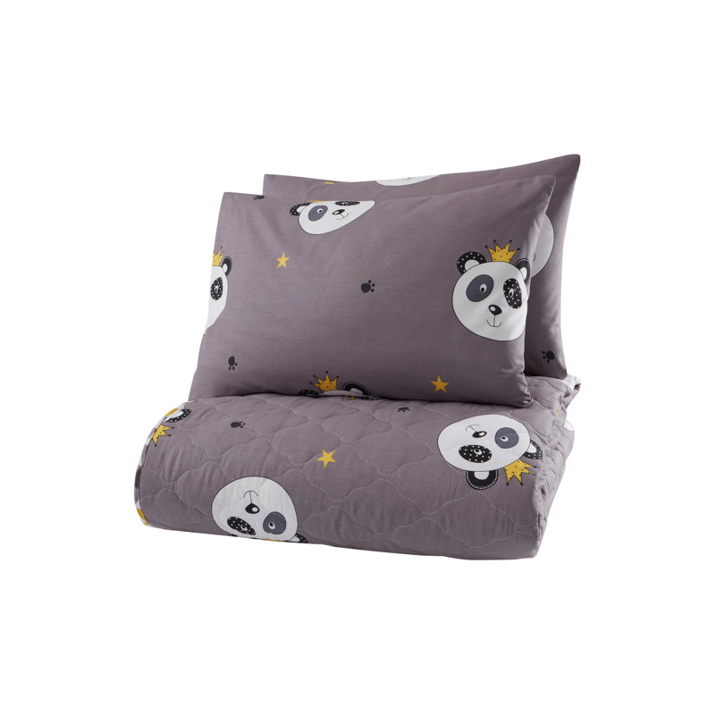Abye Cotton No Pattern Bedspread with Pillowcases