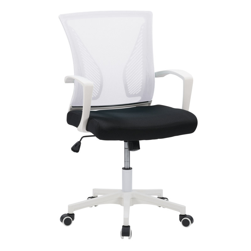 Task Chair, White, White/Black