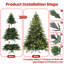 Arbre de Noël artificiel pré-éclairé 6,5 pi-1408577170