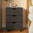 3-Drawer Vertical Filing Cabinet, Rolling Mobile File Cabinet With Casters-613667100