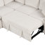 Canapé-lit modulaire convertible en L 84,7 po-472243080