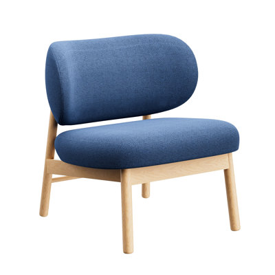 Upholstered Wooden Accent Chair