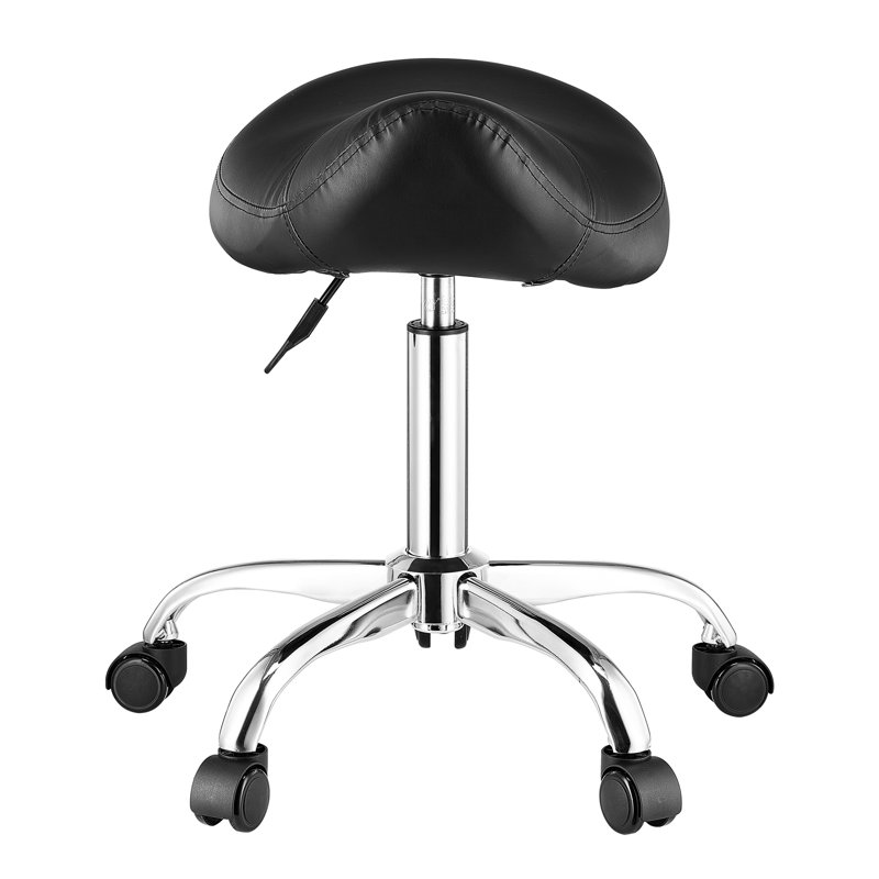 Adjustable Height Ergonomic Active Stool, Black