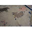 Antique Scenic Pictorial Peking Chinese Small Scatter Size Animal Rug
